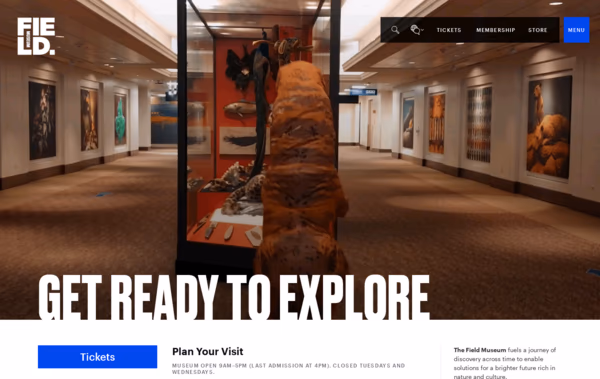 Field Museum Web Design