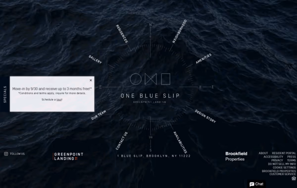 One Blue Slip Web Design
