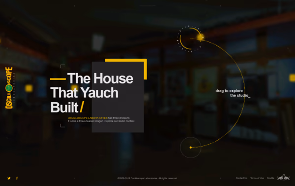 Oscilloscope Web Design