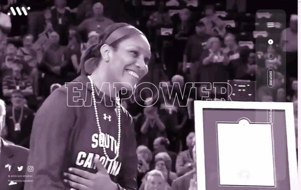 A'ja Wilson Web Design