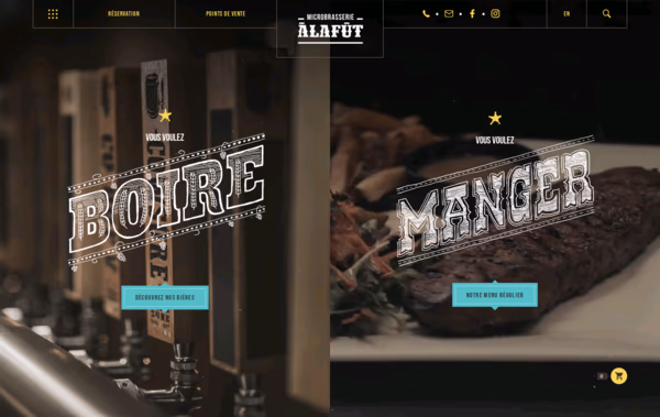 À la Fût Web Design