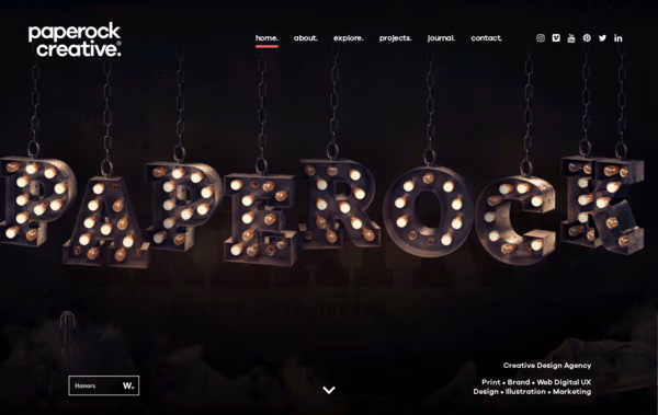 PAPEROCK CREATIVE Web Design