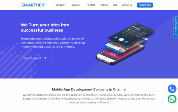 Smarther Website & Mobile Development Web Design