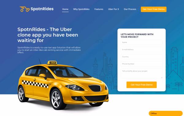 SpotnRides Web Design