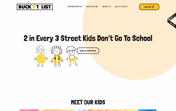 Bucket List Web Design