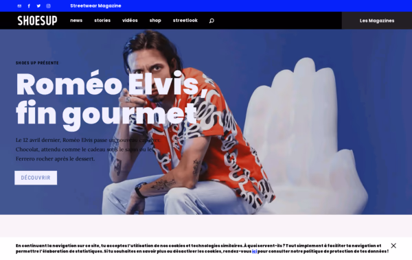 SHOES UP Web Design