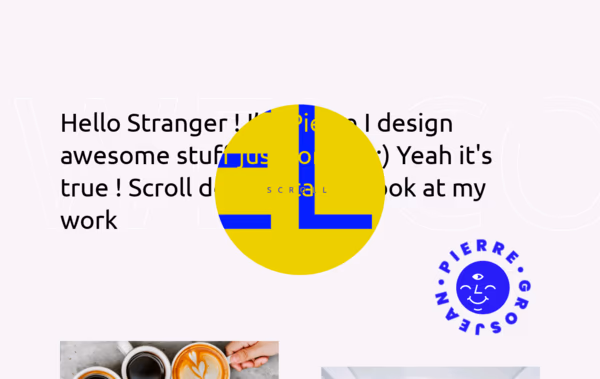 Pierre Grosjean Freelance Web Design