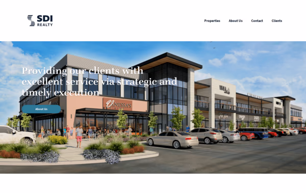 SDI Realty Advisors Web Design