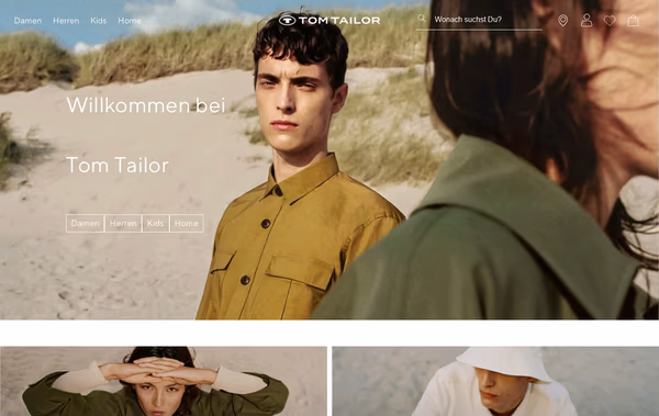 TOM TAILOR Web Design