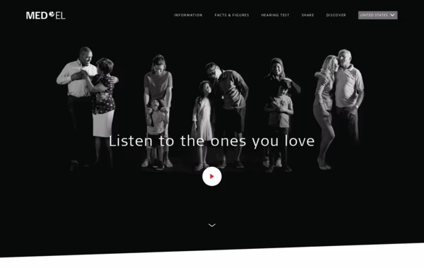 MED-EL Web Design