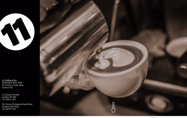 11 Coffee & Co. Web Design