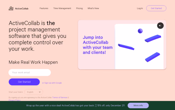 ActiveCollab Web Design