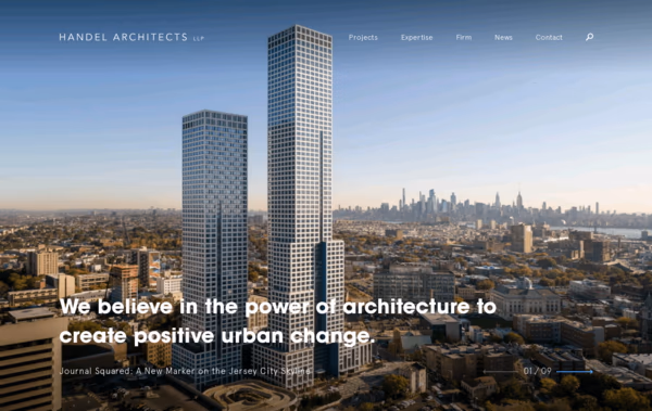 Handel Architects Web Design