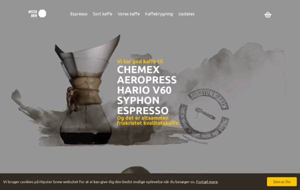 Hipster Brew Web Design