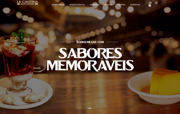 La Cantina Galeto e Grelhados Web Design