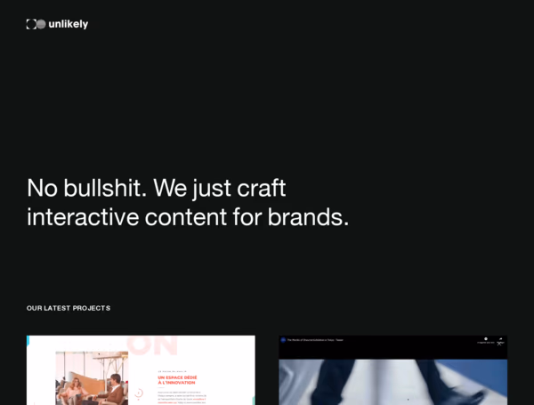 Unlikely Studio Web Design