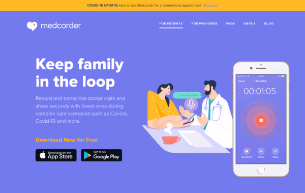 medcorder Web Design