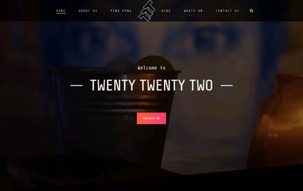 Twenty Twenty Two Web Design