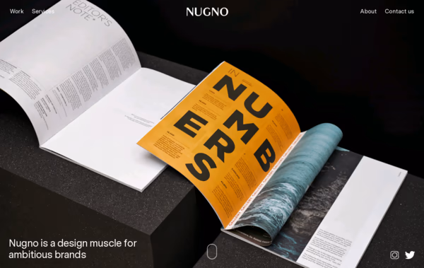 Nugno | Branding & Digital Design Studio Web Design