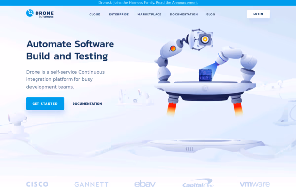 Drone CI Web Design