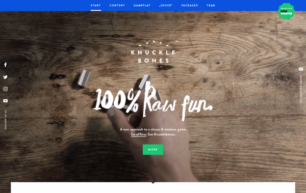 Knucklebon.es Web Design