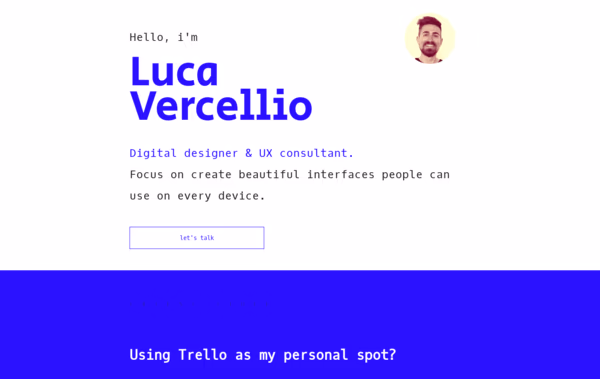 Luca Vercellio Web Design