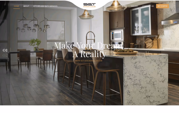 Set Kitchens Web Design