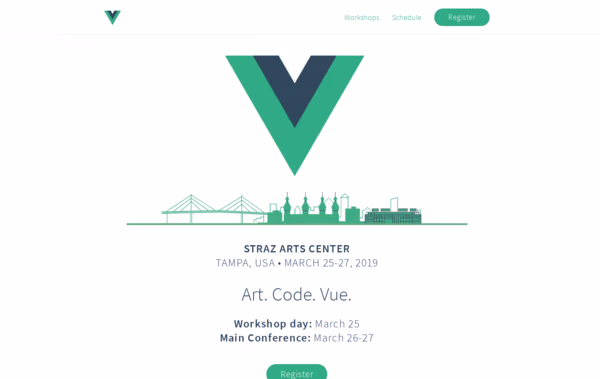VueConf US Web Design