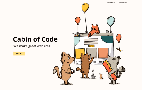 Cabin of Code Web Design