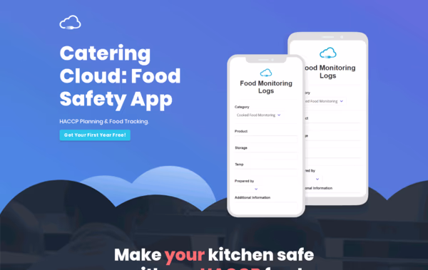 Catering Cloud Web Design