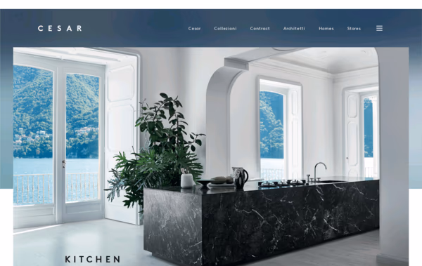 Cesar Cucine Web Design