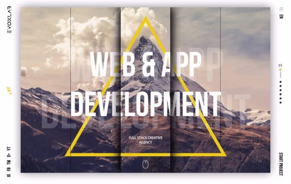 Creative Web Laboratory EVOXLAB Web Design