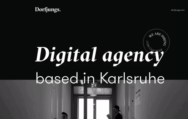 Dorfjungs. Web Design