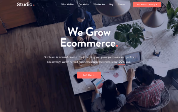 Grow with Studio! Web Design