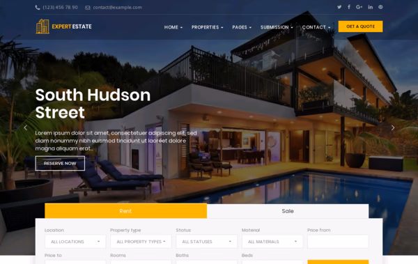Expert Estate Web Design