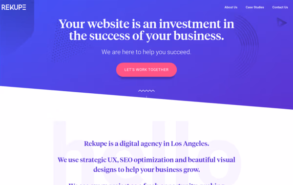 Rekupe Web Design Agency Web Design