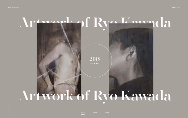 Ryo Kawada Artist Painter Web Design