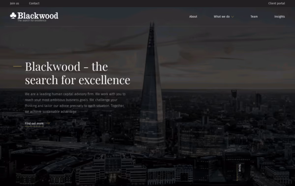 Blackwood Group Web Design