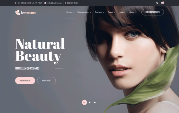 BeCLINIC Web Design