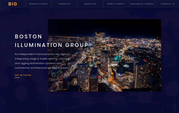 Boston Illumination Group Web Design