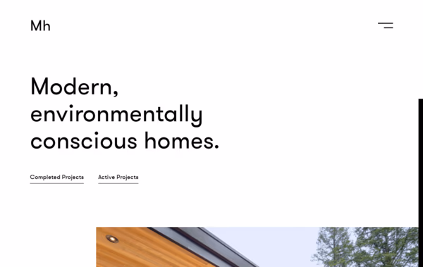 MAFCOhouse Modern Homes Web Design
