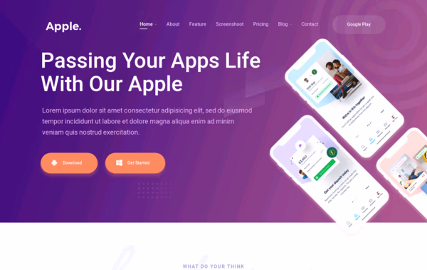 Apple. Web Design