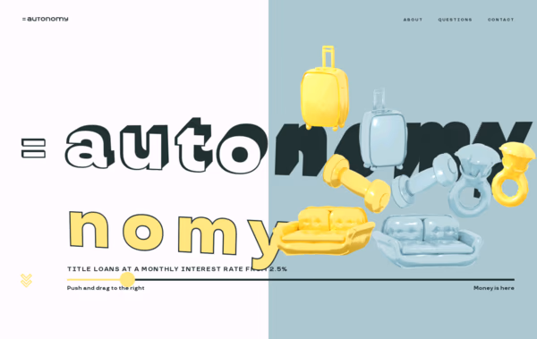 Autonomy Finance Web Design