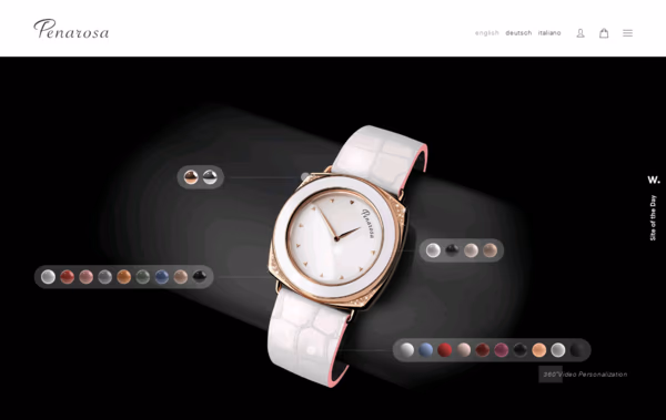 Penarosa® Watches Web Design