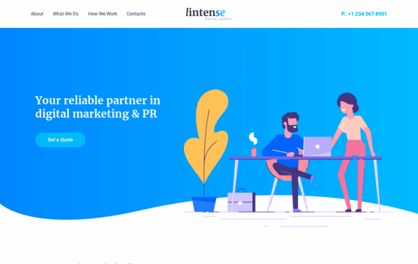 Lintense Digital Agency Web Design