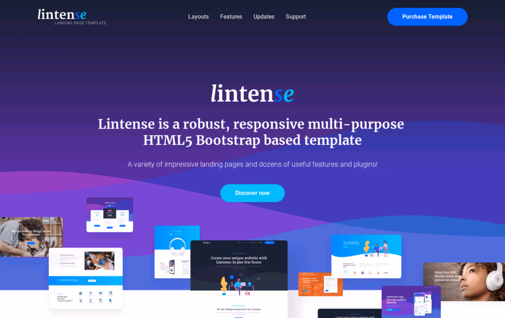 Lintense Template