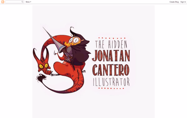 The Hidden Jonatan Cantero Illustrator Web Design