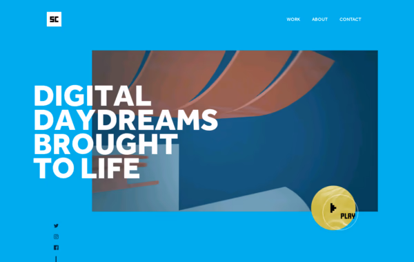 Simple Creature Interactive Animation Studio Web Design