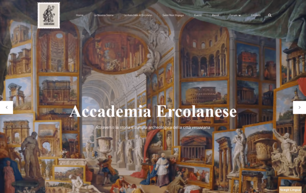 Accademia Ercolanese Web Design