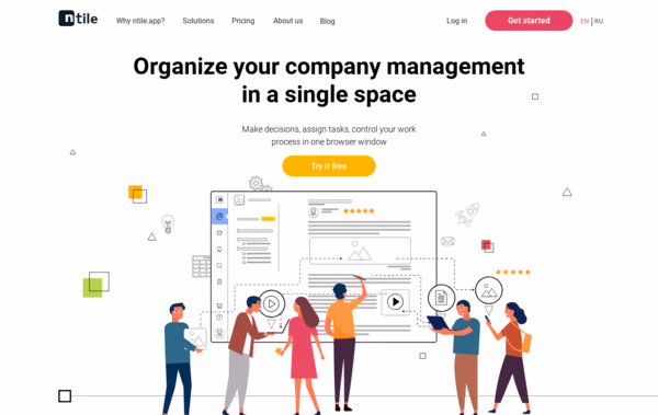 ntile App Web Design
